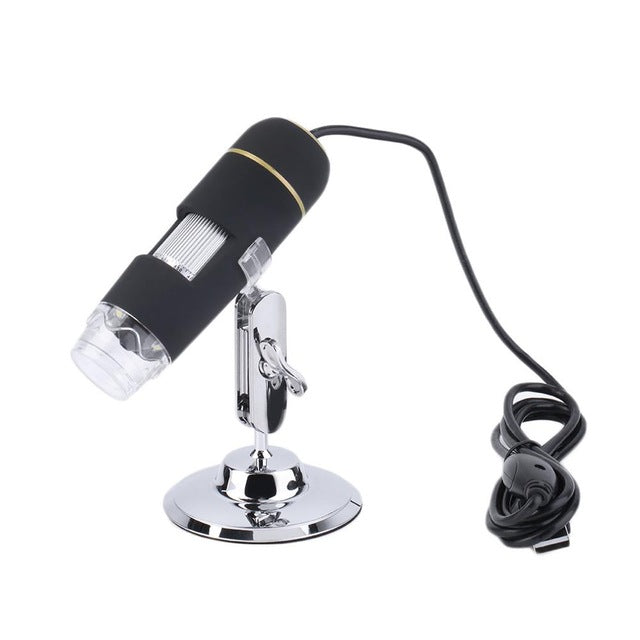 50X-500X 2MP USB 8 LEDs Digital Microscope CMOS Sensor Endoscope HD Camera Magnifier 30fps with Measurement Software Digital Hot - DirectM