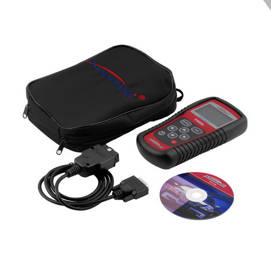 New 1pcs KW808/MS509 EOBD OBDII 2 tester Car Engine Diagnostic Scanner Code Reader Tool fit for Asian and European Vehicle - DirectM