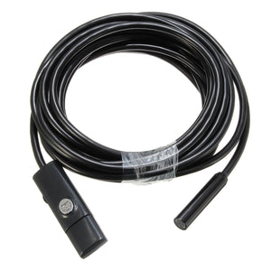 NEW 6 LED 9mm Lens Waterproof IP67 USB Wire Endoscope Camera Inspection Borescope Tube Camera for Android Tablet PC - DirectM