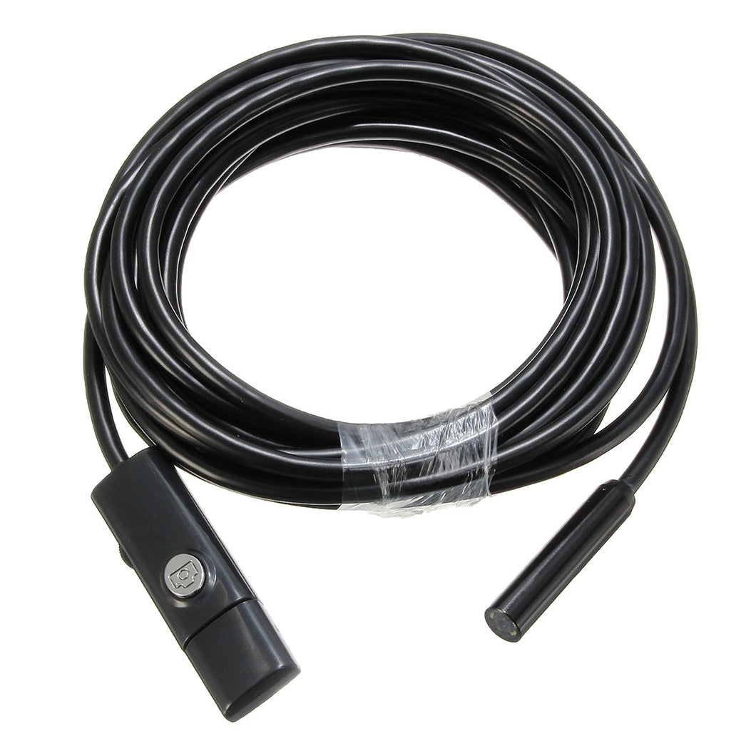 NEW 6 LED 9mm Lens Waterproof IP67 USB Wire Endoscope Camera Inspection Borescope Tube Camera for Android Tablet PC - DirectM