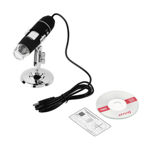 New Mega Pixels 8 LED 1000X USB Digital Microscope Endoscope Magnifier Video Camera Stand Drop Shipping - DirectM