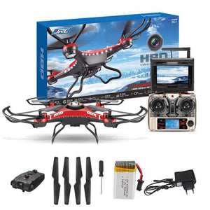 Upgrade JJRC H8D 4CH 5.8G FPV RC Quadcopter Drone HD Camera + Monitor+ 4 Battery Mini Drone with camera - DirectM