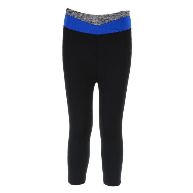 Women Sports Trousers Athletic Gym Fitness Yoga Leggings Shorts#28 - DirectM