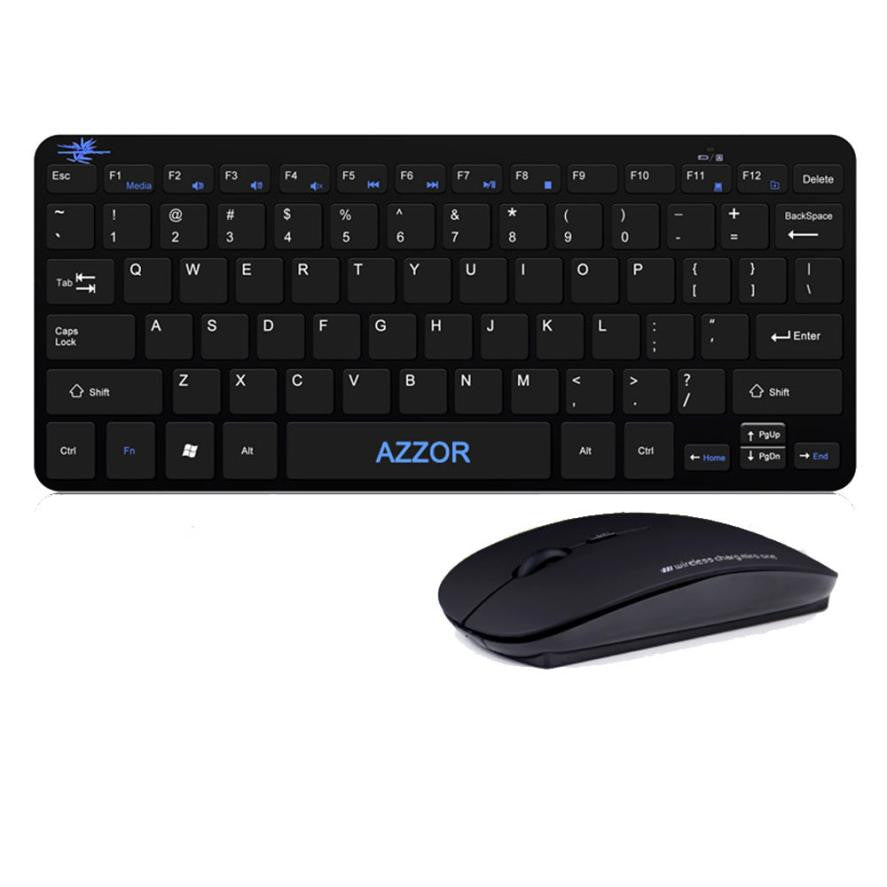 Keyboard And Mouse Set Gaming Wireless 2.4G  To Computer Multimedia Gamer For Pc And Deptop - DirectM