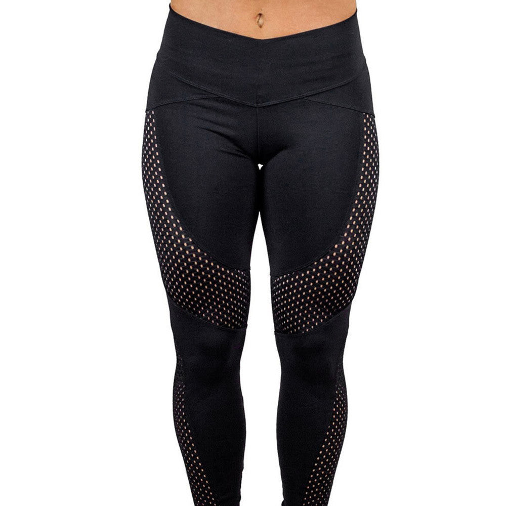 Women's Sport Workout Leggings Breathable Fitness Sports Dry Quickly - DirectM