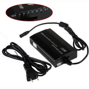 2016 New Arrival For Laptop In Car DC Charger Notebook AC Adapter Power Supply 100W Universal - DirectM