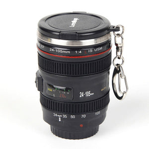 60ml 2.1OZ Mini Stainless Steel Mug Cup Vodka Camera Lens Spirits Portable Thermos Cup M133 Mug-02 - DirectM