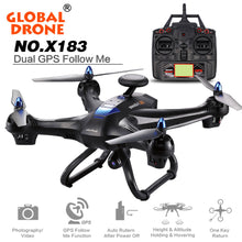 RC Drone toy Global Drone X183 With 5GHz WiFi FPV 1080P Camera GPS Brushless Quadcopter Kids toy drop shipping - DirectM