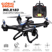 RC drone Global Drone 6-axes X183 With 2MP WiFi FPV HD Camera GPS Brushless Quadcopter Helicopter toy drop shipping - DirectM