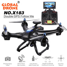 RC drone Global Drone 6-axes X183 With 2MP WiFi FPV HD Camera GPS Brushless Quadcopter Helicopter toy drop shipping - DirectM