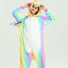 Winter Pink Green Dinosaur Pyjamas Unisex Adult Animal Unicorn Pajamas - DirectM