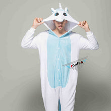 Winter Pink Green Dinosaur Pyjamas Unisex Adult Animal Unicorn Pajamas - DirectM