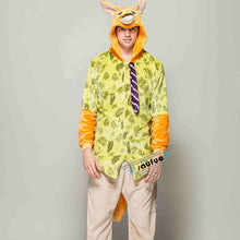 Winter Pink Green Dinosaur Pyjamas Unisex Adult Animal Unicorn Pajamas - DirectM