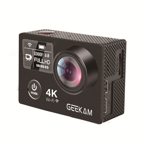 Action Camera GEEKAM K8 Ultra HD 4K WIFI Sport 360VR K8 1080P Dual 2
