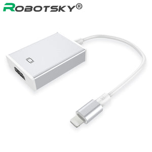 High Speed 8 Pin Quick Charging To HDMI Cable HDTV AV Adapter For ios Pad For iPhone 7 6 6S Plus 5 5S to HDMI HDTV Adapter - DirectM