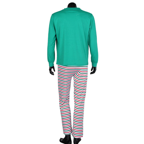Adult Men Christmas XMAS Pajamas Set Sleepwear Nightwear GN/L - DirectM