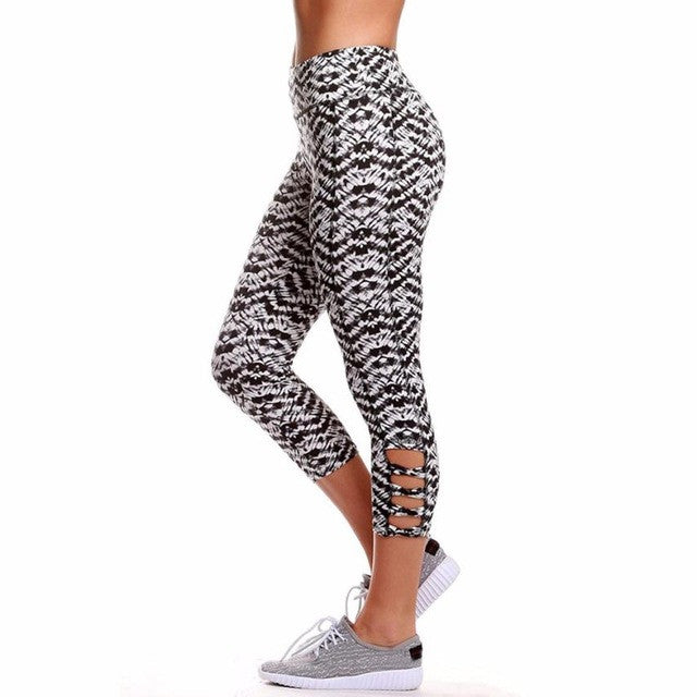 Women High Waist Sports Gym Yoga Running Fitness Leggings Pants Athletic Trouser - DirectM