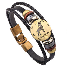 12 Constellations Leather Fashion Bracelet - DirectM