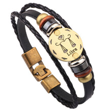 12 Constellations Leather Fashion Bracelet - DirectM