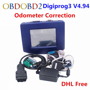 Digiprog 3 OBD Version Odometer Correction Tool Digiprog III Main Unit ONLY Digiprog3 Mileage Programmer OBD2 ST01 ST04 Cable - DirectM