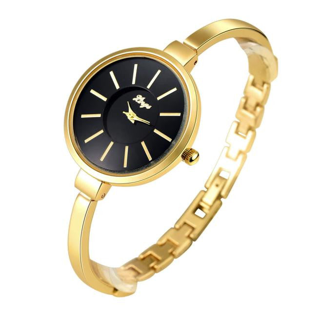 Women Rhinestone Bangle Watch And Bracelet Set - DirectM