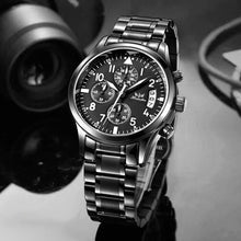 1PC Men's Fashion Watch Stainless Steel Band Analog Quartz Wrist Watch - DirectM