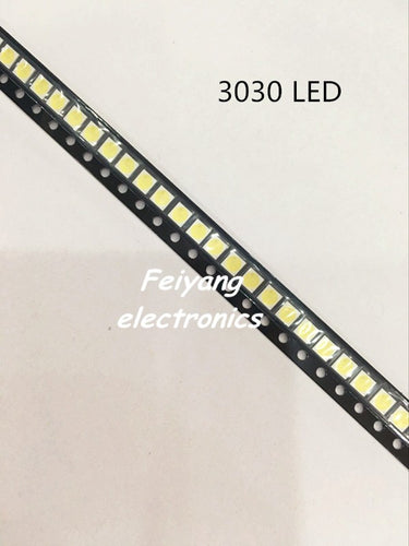 500PCS High Power SMD LED 1W 3V Cold White 3030 LED Diode LCD Back light Lighting Television Backlit Back-light LED TV Backlight - DirectM