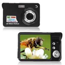 Black 9.5 * 6 * 2.5cm TF card JPEG / AVI CMOS Senor 2.7'' TFT LCD HD 720P 18MP Digital Camcorder Camera 8x Zoom Anti-shake - DirectM