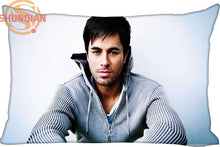 Hot Nice Enrique Iglesias Rectangle Pillowcase zipper Wedding Custom Pillow Case For Bedroom  A3.27#58 - DirectM