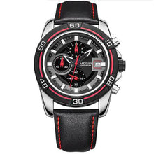 Brand Men Business Watch Luxury Leather Strap Chronograph Quartz Military Wrist Watches Clock - DirectM
