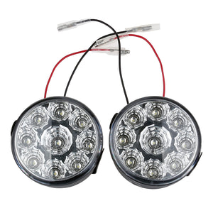 2pcs 9 LED Cool White Daytime Running Light DRL Car Headlight Fog Lights Lamp - DirectM