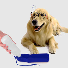 Portable Foldable Pet Travel Water Drinking Bottle Dispenser Feeder with Bowl for Dog Cat Puppy - DirectM