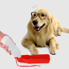 Portable Foldable Pet Travel Water Drinking Bottle Dispenser Feeder with Bowl for Dog Cat Puppy - DirectM