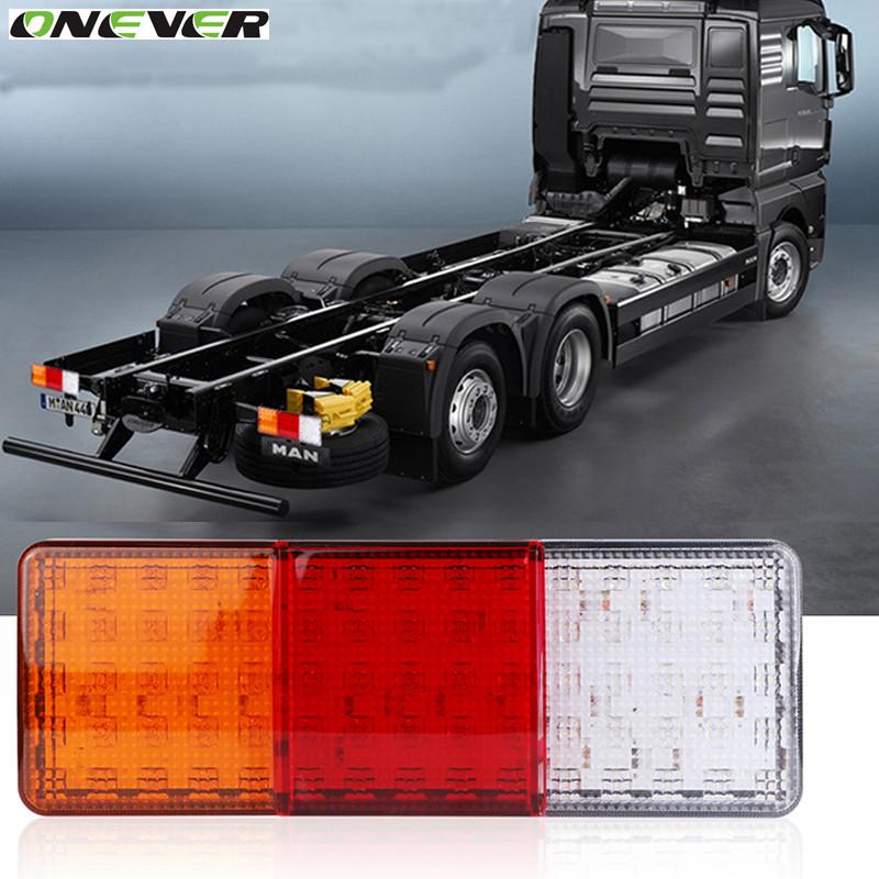 1 Pair 12V 75 LED Waterproof Car Truck Tail Light Warning Lights - DirectM