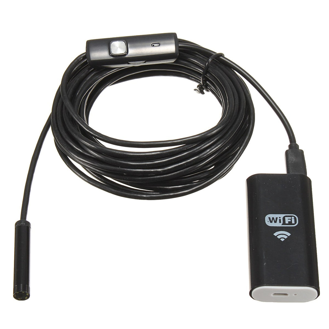 Safurance 2M/3.5M/5M Mini WiFi Endoscope Waterproof Micro USB Inspection Video Camera Borescope For Android IOS PC - DirectM