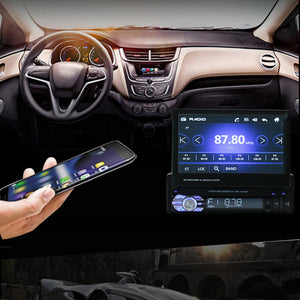 Universal 7in TFT Touch Screen HD Car DVD-player Stereo Radio Tuner Audio GPS Memory Navigator Bluetooth Automotion 1 Din - DirectM