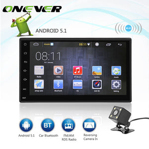 Onever 2 DIN Android 5.1 Autoradio Bluetooth 1080P Car Android GPS Navigation Player Car Stereo MP5 Touch Screen Support 3G WIFI - DirectM