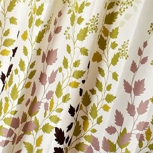 Bathroom Shower Curtain Nordic Maple Leaf Bathroom Curtains Thickening Polyester - DirectM