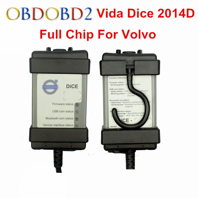 Green PCB Board For Volvo Vida Dice 2014D Full Chip Auto Car Diagnostic Tool For Volvo Dice Pro Vida Dice OBD2 Scanner - DirectM