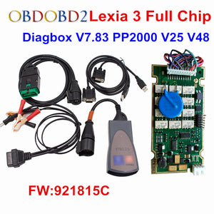 Lexia 3 Full Chip Newest Diagbox V7.83 Lexia3 Firmware 921815C OBD2 Car Diagnostic Tool Lexia3 PP2000 V48/V25 With Full Chip - DirectM
