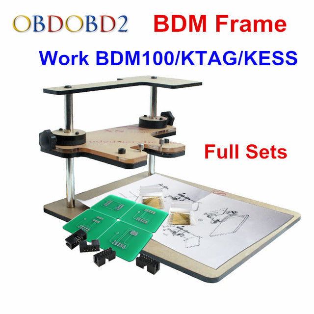 New Top Related BDM Frame With Aapters Works For BDM Programmer/CMD 100 Full Sets Fits For Original FGTECH B Version CNP Free - DirectM
