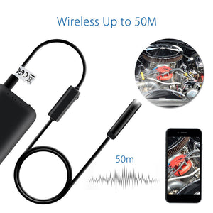 Safurance 720P 8.5MM 2M Waterproof WIFI Endoscope Camera Module OTG WIFI IOS Android Endoscope Inspection - DirectM