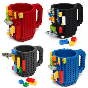 1Pc 12oz Build-On Brick Coffee Mug Lego Type - DirectM