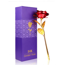 2017 New Creative Women's Gift 24K Gold Plated Rose Flower Decoration Artificial flowers For Mother's Day Friend Christmas - DirectM