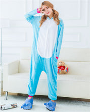 Adult Winter Rainbow Kigurumi Unicorn Pajamas Unisex Anime Hoodie Flannel Pyjama Cute Cartoon Unicornio Sleepwear Home Pijama - DirectM