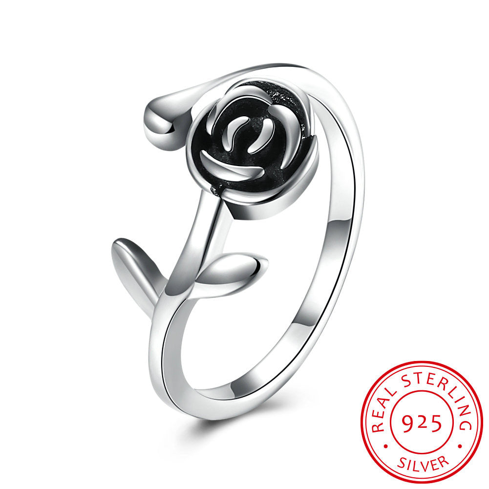 925 Sterling Silver Ring Ring rose ring woman PDRSVR 164 - DirectM