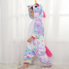 Children Onesie Cosplay Kids Boys Girls Pajamas Christmas Totoro unicorn Panda Cat Giraffe pyjama Animal Baby Costume Sleepwear - DirectM